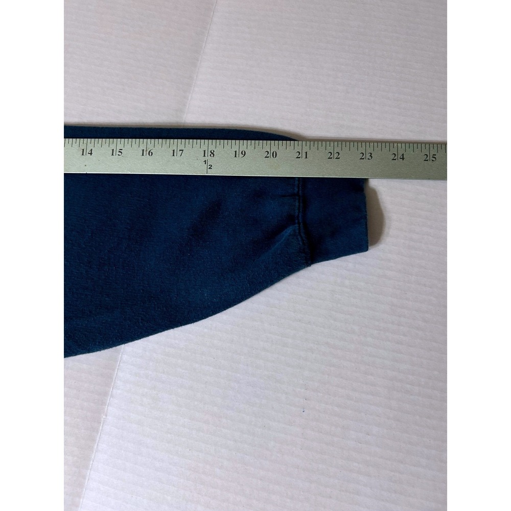 Vintage Bum Equipment B Block Letter Sweatshirt Blue Crew Neck Men's M - Picture 5 of 7